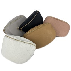 Τσαντάκι μέσης καπιτονέ με λουράκι