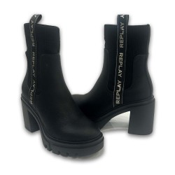 Μποτάκια με τακούνι Replay JEN TAPE RN620012S