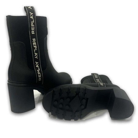 Μποτάκια με τακούνι Replay JEN TAPE RN620012S