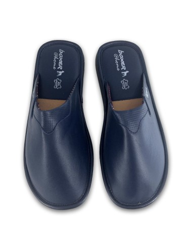 Ανδρικές δερμάτινες παντόφλες Boxer