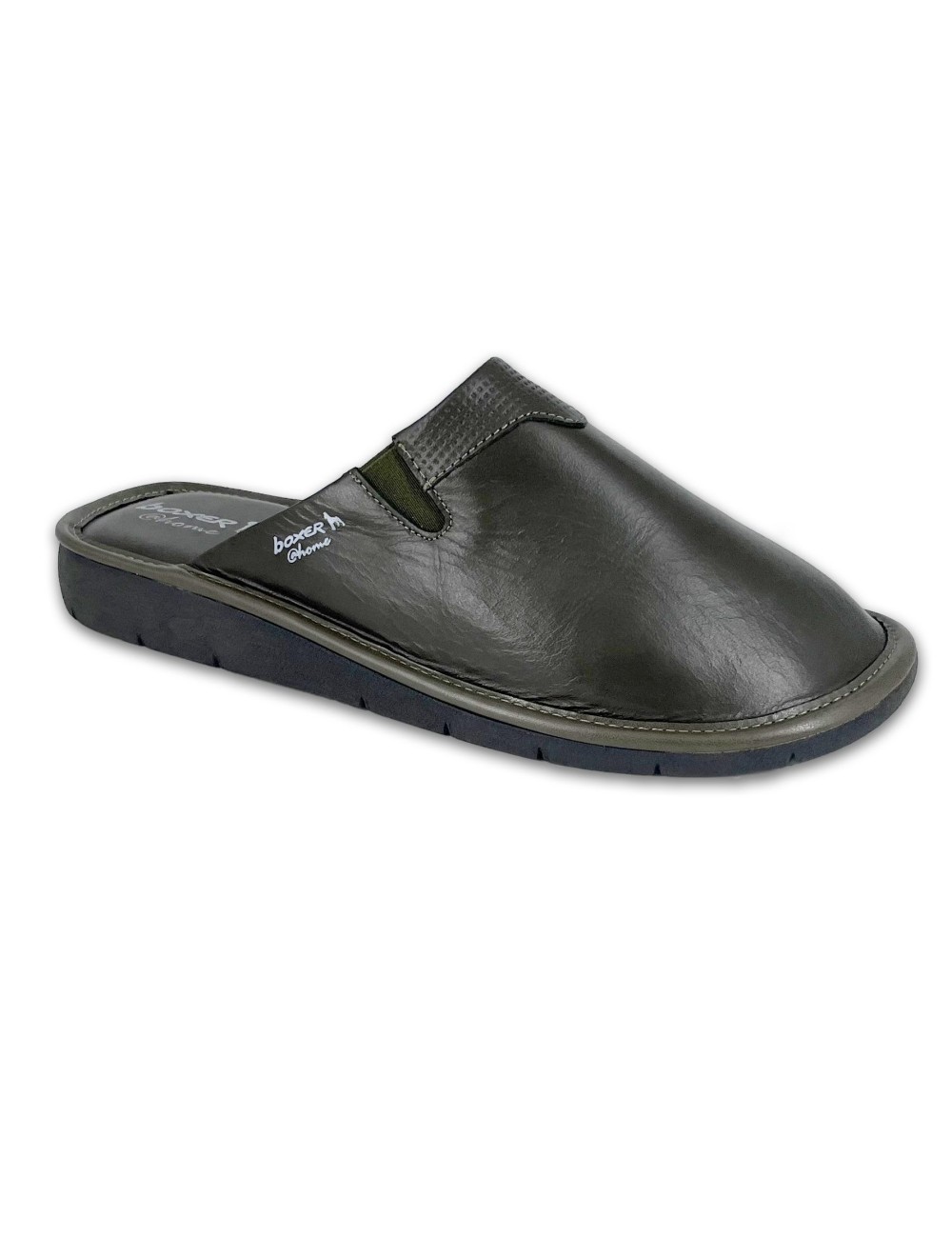 Ανδρικές δερμάτινες παντόφλες Boxer