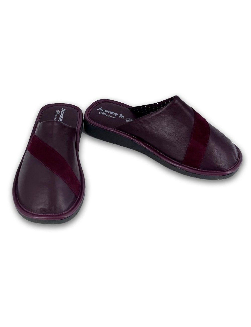 Ανδρικές δερμάτινες παντόφλες Boxer