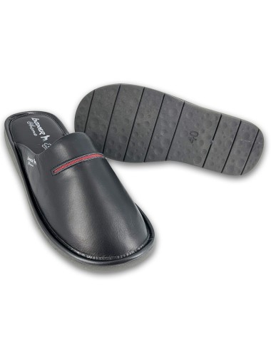 Ανδρικές δερμάτινες παντόφλες Boxer