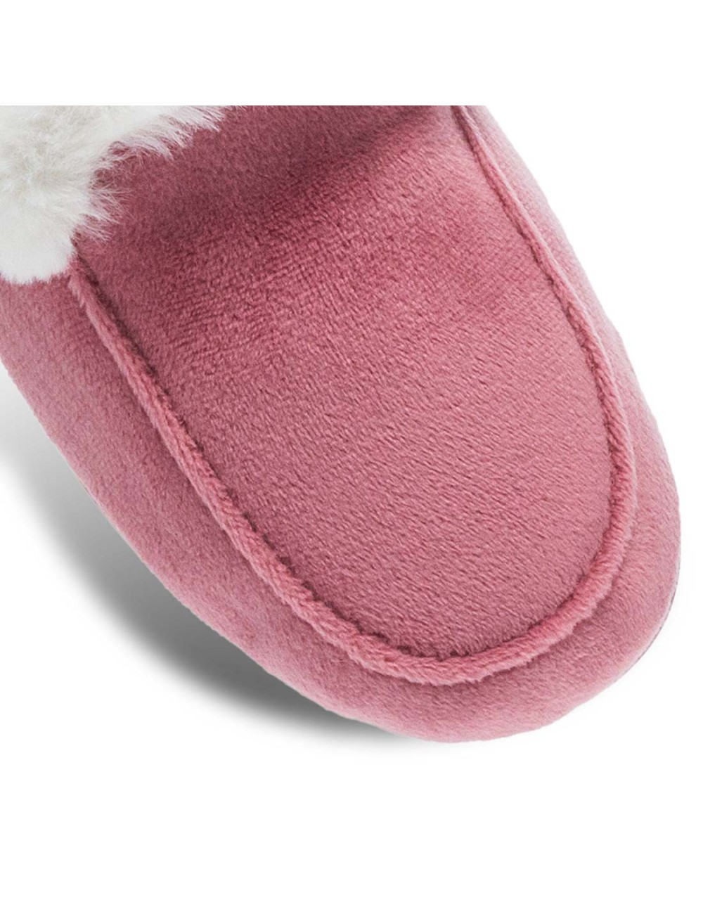 Γυναικεία παντόφλα κλειστή με γουνάκι Parex