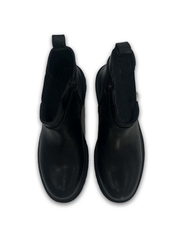 Μποτάκια με φερμουάρ και λάστιχο W25275