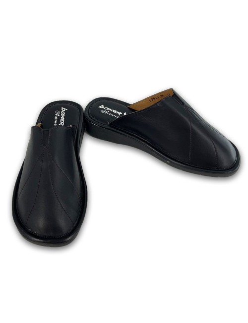 Γυναικείες δερμάτινες παντόφλες Boxer