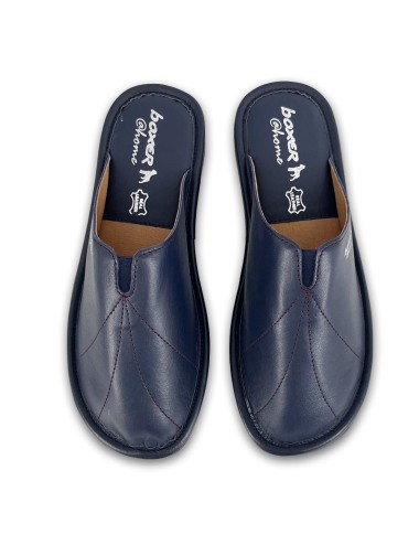 Γυναικείες δερμάτινες παντόφλες Boxer