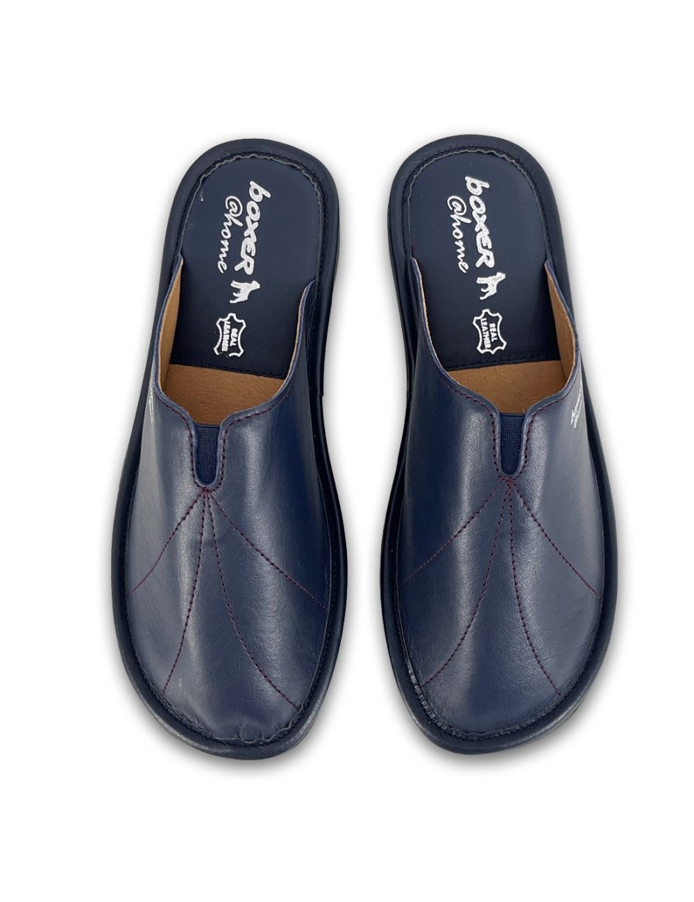 Γυναικείες δερμάτινες παντόφλες Boxer