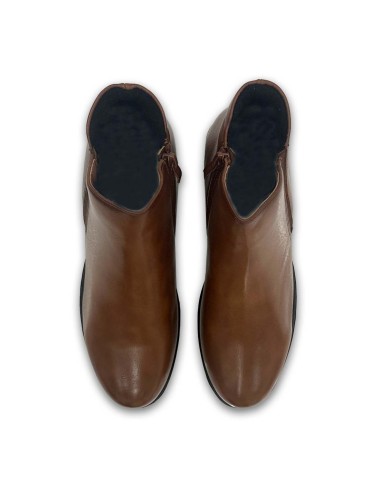 Μποτάκια με φερμουάρ και λάστιχο W25001