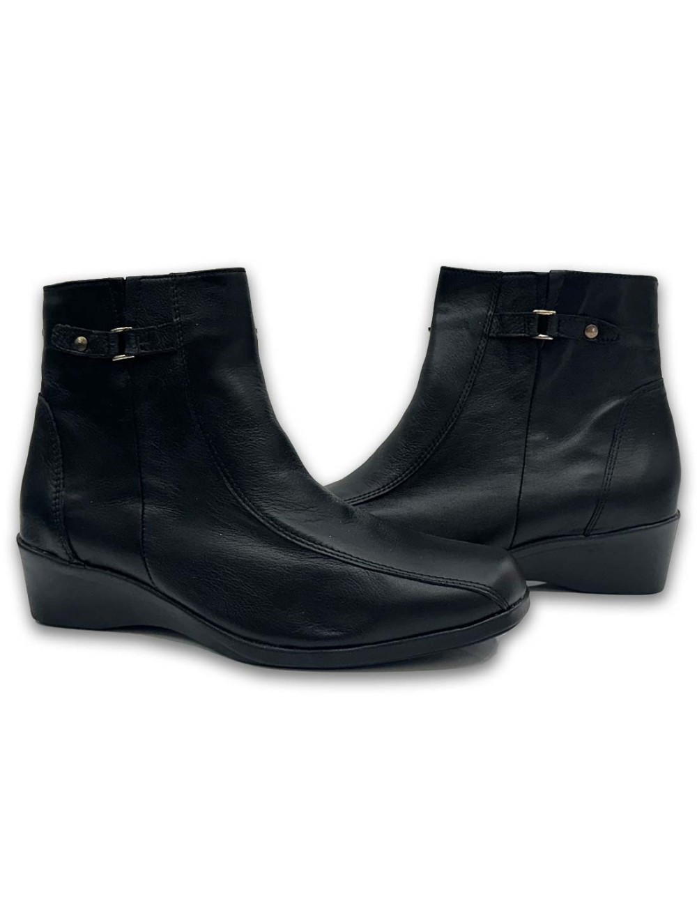 Γυναικεία δερμάτινα μποτάκια W2475