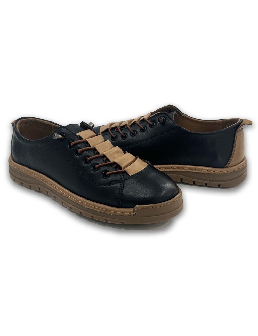 Γυναικεία δερμάτινα μοκασίνια W25F300