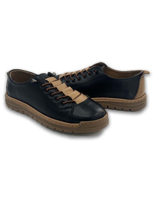 Γυναικεία δερμάτινα μοκασίνια W25F300