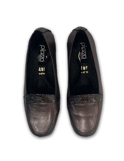 Γυναικεία δερμάτινα μοκασίνια WW25300