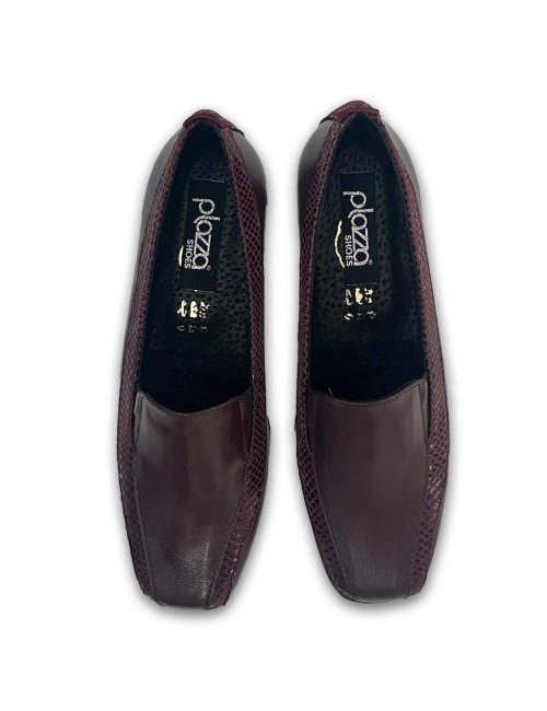 Γυναικεία δερμάτινα μοκασίνια WW25312