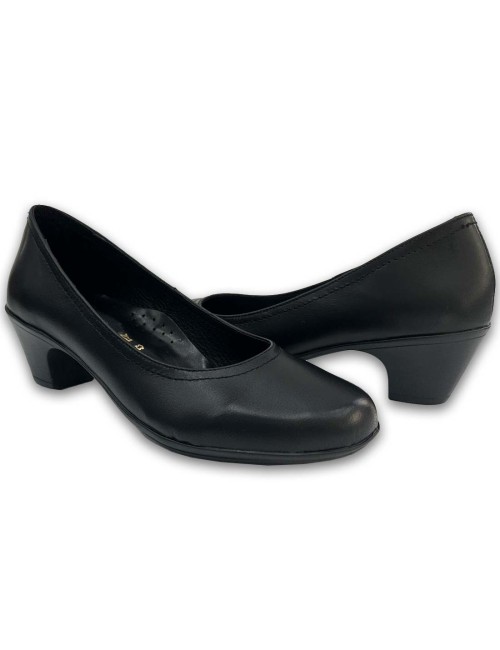 Γυναικεία δερμάτινη γόβα W24230