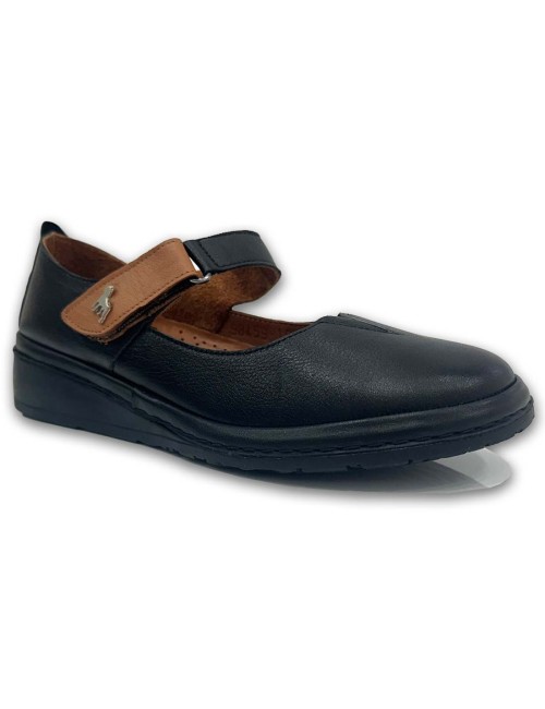 Γυναικεία loafers μοκασίνια Boxer δερμάτινα 98459