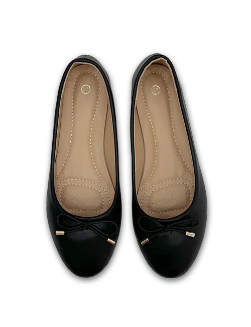 Γυναικείες μπαλαρίνες με φιογκάκι W242352