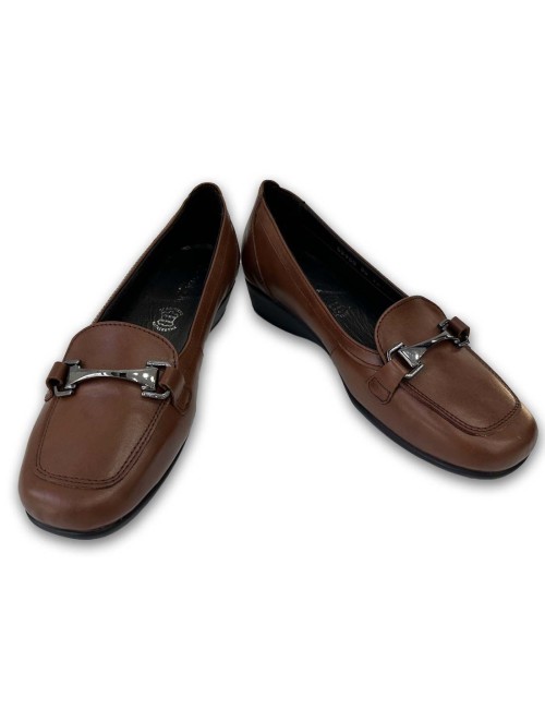 Γυναικεία δερμάτινα μοκασίνια Boxer 52985