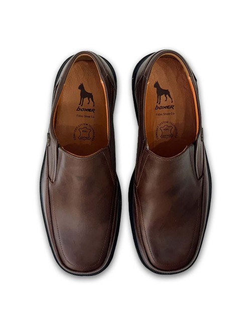 Ανδρικά loafers δερμάτινα Boxer 10128-15
