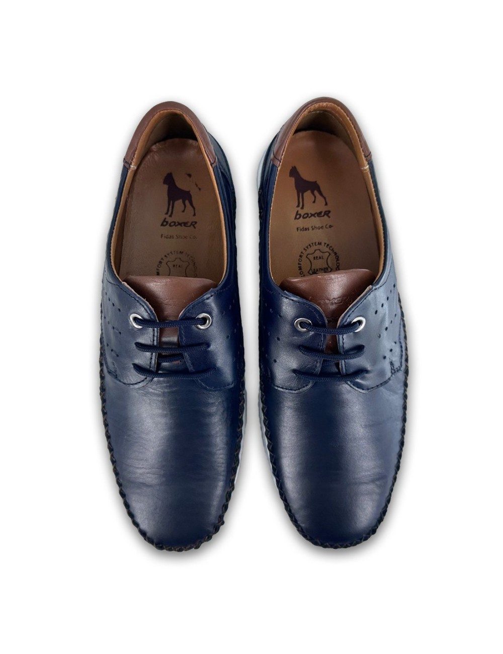 Ανδρικά Lace up δερμάτινα Boxer 21318-15