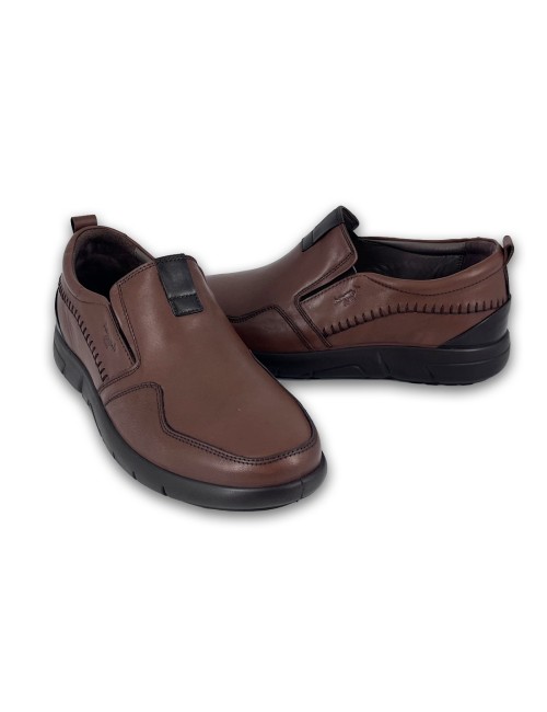 Ανδρικά loafers δερμάτινα Boxer 19157-10